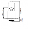 Gloeilampen BA9S T4W